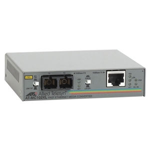 Allied AT-MC102XL-60 100tx Rj-45 To 100fx Sc Fast Ethernet Mc W Univer