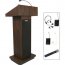 Amplivox SW505-WT Executive Column Lectern - Wireless - Wt