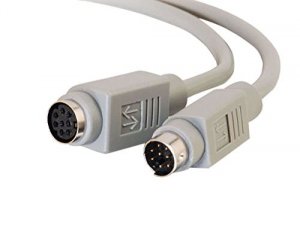 C2g 02315 6ft 8-pin Mini Din Malefemale Serial Extension Cable