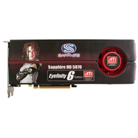 Sapphire 100290SR Video Card Hard Drive 5870 2gb Ddr5 F Rt Pci Express