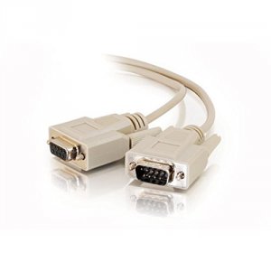 C2g 02712 10ft Db9 Male To Female Extension Cable - Beige