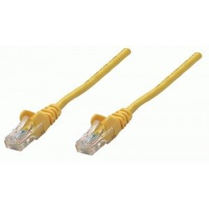 Intellinet 319744 7 Ft Yellow Cat5e Snagless Patch Cable