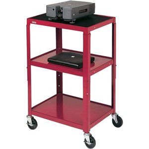 Bretford A2642E-QZ Av Cart Adj Top Shelf 4 Casters