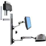 Ergotron 45-253-026 Lx Wall Mount System With Small Black Cpu Holder.a