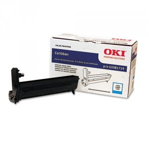 Okidata 43381719 Oki Cyan Image Drum For C6100n, C6100dn, C6100dtn, C6