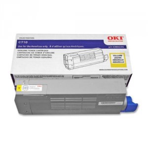 Original Okidata 43866101 Oki Toner Cartridge - Led - 11500 Pages - Ye