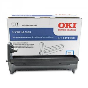 Okidata 43913803 Oki Cyan Image Drum For C710n, C710dn, C710dtn - 30k