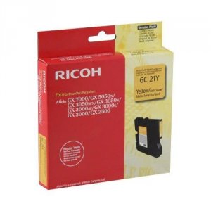 Original Ricoh 405535 Gc21y Yellow Ink Cartridge