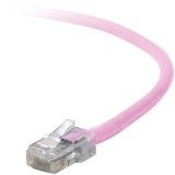 Belkin A3L791-05-PNK 5ft Cat5e Patch Cable, Utp, Pink Pvc Jacket, 24aw