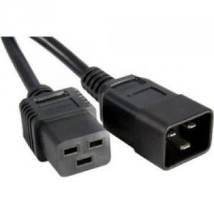 Unirise PWCD-C19C20-20A-08F-BLK 8ft Black C19-c20 Pdu Power Cord, Sjt,