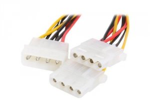 Rosewill RCW-300 Cable Rcw-300 8 Inch  4 Pins 18 Awg Power Splitter Ca