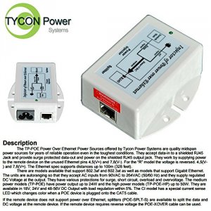 Tycon TP-POE-48GD 48v 16.8w 802.3af Poe Power Inserter