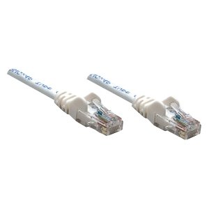 Intellinet 320696 10 Ft White Cat5e Snagless Patch Cable