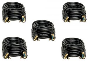 Link SVGA-25-MM Cable 25 Svga Male To Male Black Bare