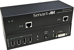 Smartavi UDX-PS Udx-plus: Dvi-d+usb 2.0 Cat6 Stp Extender With Reclock