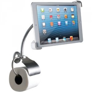 Cta PAD-WBS Cta Wall Mount Bathroom Stand With Paper Holder