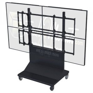 Premier MVWC-2X2 2x2 Mobile Video Wall Cart For