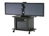 Clearone 911-300-110 Titan Dual Plasma Cart, Fits Up To Two 42-50 Inch