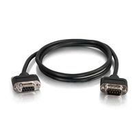 C2g 52158 10ft Serial Rs232 Db9 Cable With Low Profile Connectors Mf -