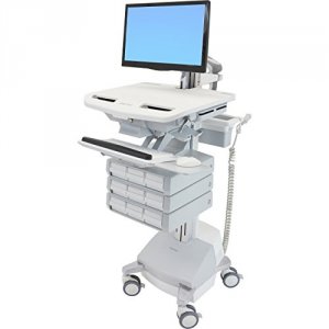 Ergotron SV44-1291-1 Styleview Cart Lcd Arm Sla 9 Drawers