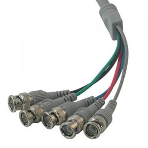 C2g 07573 10ft Premium Hd15 Male To Rgbhv (5-bnc) Male Video Cable