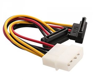 Syba SY-CAB40047 6 Molex 4-pin Male To 2x 15-pin Sata Po