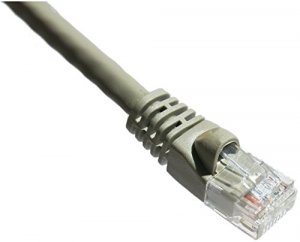 Axiom C5EMB-G1-AX 1ft Cat5e 350mhz Patch Cable Molded Boot (gray)