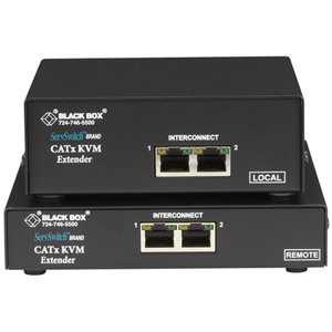 Black ACU6201A Servswitch Brand Catx Usb Kvm Extender,