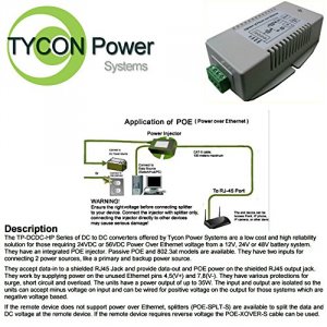 Tycon TP-DCDC-1224 9-36vdc In 24vdc Out 18-24w Dc To Dc Con