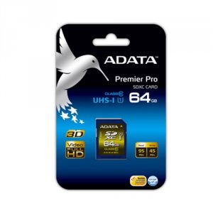 Adata ASDX64GUI1CL10-R Premier Pro Uhs-i Speed Class1 64gb