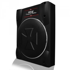 Pyle PLBASS2.8 8in Active Amplified Subwoofer  System Super Slim