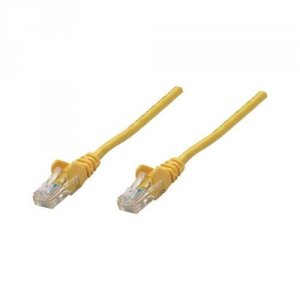 Intellinet 338424 5 Ft Yellow Cat5e Snagless Patch Cable