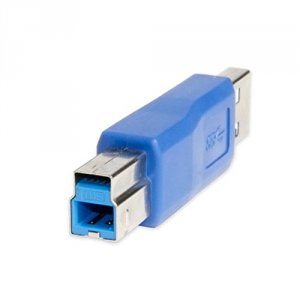 Syba SY-ADA20086 Usb 3.0 Plug Adapter: Type-a Male To Type-b Male, Gen