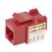 Belkin R6D024-AB5ERD25 Cat5e Modular Keystone Jack Red (pack Of 25)