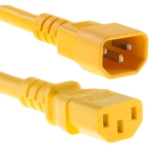 Unirise PWRC13C1406FYLW 6ft Yellow C13-c14 Pdu Server Ultra Flexible P