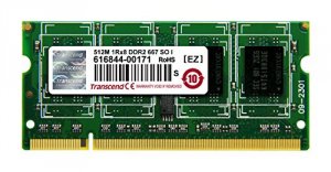 Transcend TS64MLQ64V6J 512mb Ddr2 667 Mhz (pc2 5300) Non-ecc