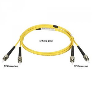 Black EFN310-003M-STST Single-mode, 9.0-micron Duplex Fiber Opt