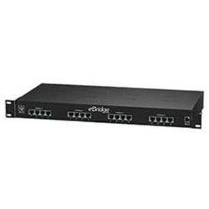 Altronix EBRIDGE16PCRX 16-port Ethernetpoe Or Poe+ Over Coax Receiver.