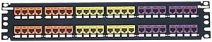 Panduit CP48BLY Mini-com All Metal Shielded Modular Patch Panel