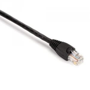 Black EVNSL87-0025 Gigabase 350 Cat5e Patch Cable, Snagless