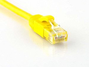 Unirise PC6-25F-YLW 25ft Yellow Cat6 Ethernet Cable - Utp, No Boots