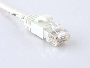 Unirise PC6-20F-WHT 20ft White Cat6 Patch Cable, Utp, No Boots