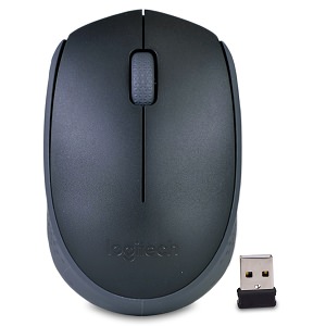 Logitech 910-004940 M170 Black Clamshell Mouse