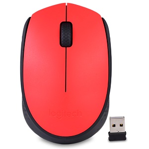 Logitech 910-004941 M170 Red Clamshell Mouse