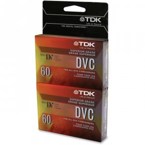 Tdk TDK Video Dvc  Mini Digital  60 Minute 2pk W Hangtab