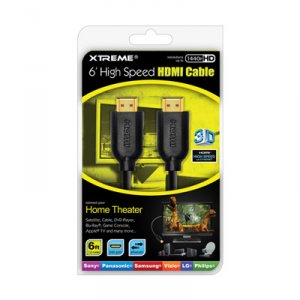 Xtreme 74106 Cable, 6' High Speed Hdmi Wethernet