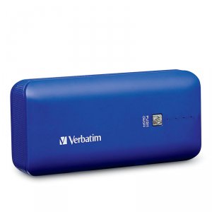 Verbatim 99378 Portable Power Pack, , Usb, 4400mah, Cobalt Blue