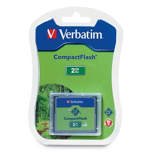 Verbatim 47012 Compactflash Memory Card, , 2gb, Taa