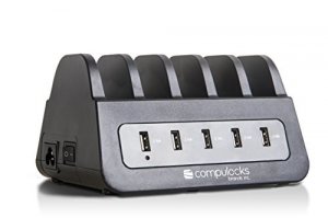 Compu-lock 5PUSBDKS 5port Usb Charging Dock Station Us Electric Plug