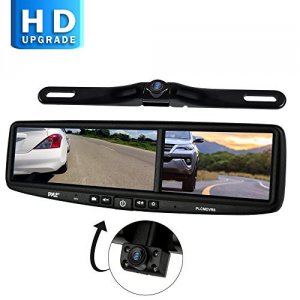 Pyle PLCMDVR8 Dvr Dual Cam Hd Video Recording Driving Syst Rearviewbac